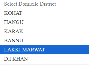 Districts included in ETEA Zone 4